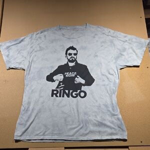 Ringo Graphic Men's T-Shirt - Light Gray